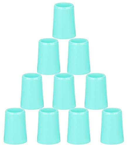 SummerHouse 10 Pieces Solid Color Golf Iron Ferrule 0.355x0.750'' Fit 0.355'' Tapered Steel Shaft Iron Wedge Plastic Ferules