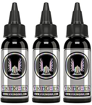 VIKING INK - KIT 3 CLEAR SHADOW 1oz (30ml) 3 Units - Tattoo-Tinte, Tätowierfarbe
