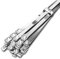 Wide Metal Cable Ties, 500 Lb 24In Long Stainless Steel Zip Ties 40 Pcs Heavy Duty Self-Locking, Strength for Exhaust Wrap, Garden, Pipes, Outdoor UV Resistant