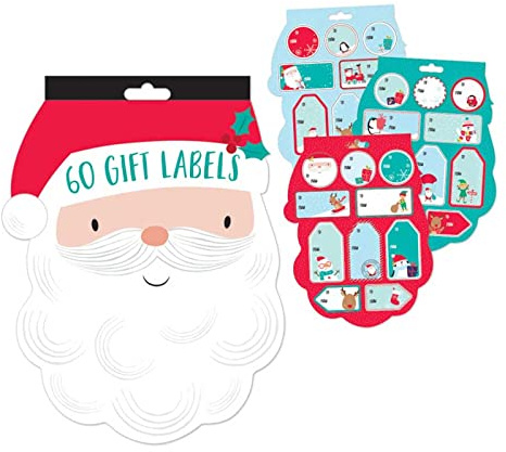 Tallon XA0118 Christmas Xmas Gift Labels - Pack of 60