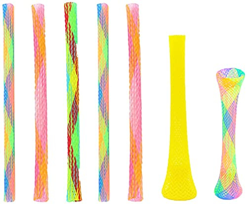 AIMICOCA 30 Stück Katze Tube Frühling Spielzeug, Interaktives Katzenspielzeug Cat Spring Spielzeug für, Bunte Katzen-Kunststoffspule für Kätzchen zum Swat, Beißen, Jagen (zufällige Farbe)