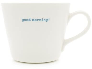 Statement Henkeltasse Good Morning Blau 380 ml Keith Brymer Jones Kaffee-Tasse