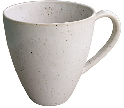 PintoCer - Taza con asa, Cerámica de Gres, Ideal para Café, Leche, Té y Chocolate, Apto para Lavavajillas y Microondas