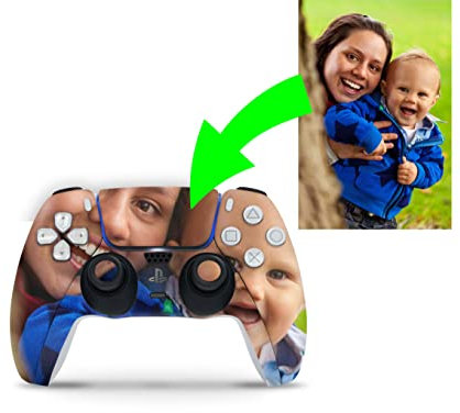 Skins4u personalisierbare Skin Designfolie für Sony Playstation 5 Controller - Individuelle PS5 Skins selbst gestalten im PS5 Konfigurator