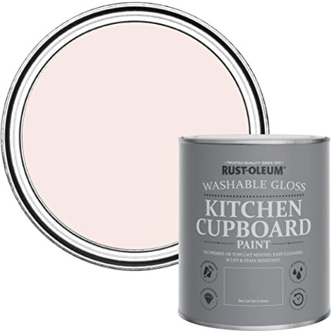 Rust-Oleum Pink Kitchen Cupboard Paint in Gloss Finish - China Rose 750ml