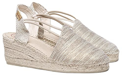 Toni Pons Tania-ZR - Vegane Keil-Espadrille für Damen Stoff.
