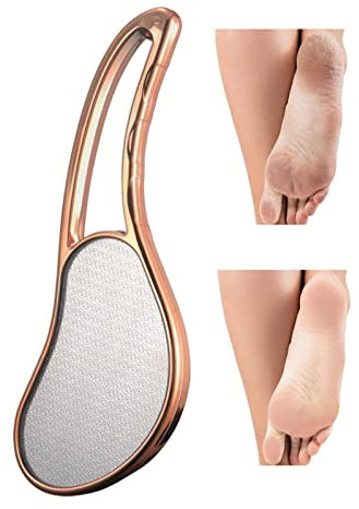 HEYCE Glasfußfeile Hornhautentferner | 2-in-1-Nano-Kristallglas-Hornhautentferner - Hornhautrasierer, Hornhautentferner für nasse und trockene, Fußraspel-Pediküre-Werkzeuge für abgestorbene, rissige
