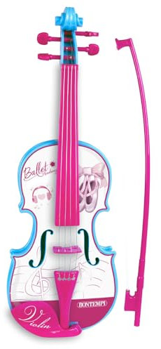 Bontempi | SonicViolin - Violino Elettronico per Esprimere la Tua Armonia Creativa, Rosa