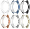 Chofit Custodie compatibili con Samsung Galaxy Watch 6 Classic 47 mm 43 mm, custodia protettiva placcata in TPU per Galaxy Watch 6 Classic (6 colori, 47 mm)