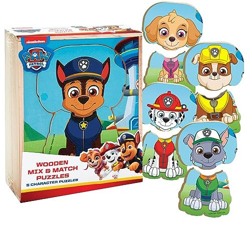 Paw Patrol Wooden puzzle - Mix & Match