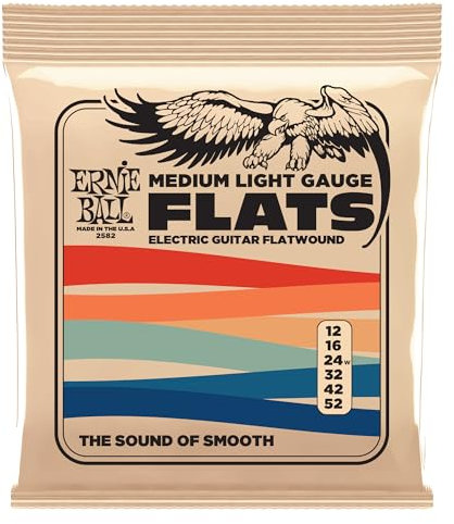 Ernie Ball Flats Corde per Chitarra Elettrica - Medium-Light 12-52