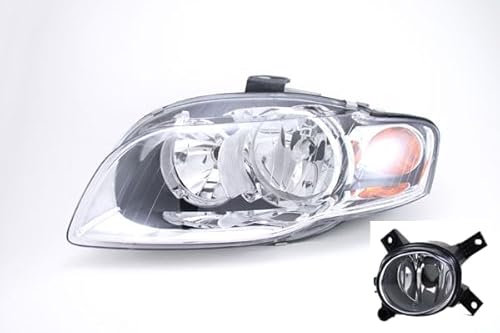 Johns, Scheinwerfer Halogen passend für Audi A4 8E 11/04-06/08 H7 H7 Li. Fahrer + Nebel