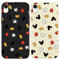 Schutzhülle für iPhone XR, niedliches Cartoon-Design, 15,5 cm (6,1 Zoll), Kawaii-Anime-Druck, für Mädchen, Kinder, Jungen, ästhetisch, weiches TPU, stoßfest, Funda für iPhone XR, Schwarz / Beige, 2