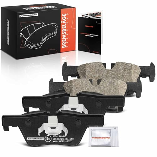 Frankberg Jeu de plaquettes de frein comprenant 4 plaquettes de frein | Compatible avec: 3 Gran Turismo F34, 4 Gran Coupé F36, Série 1 F21, 2 Coupé F22 F87, 4 Cabriolet F33 F83