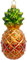 SIKORA Bijou Ananas besondere Weihnachtskugel Glas Christbaumschmuck Deko Figur Weihnachten Anhänger Ornament - Meisterstücke - BS766