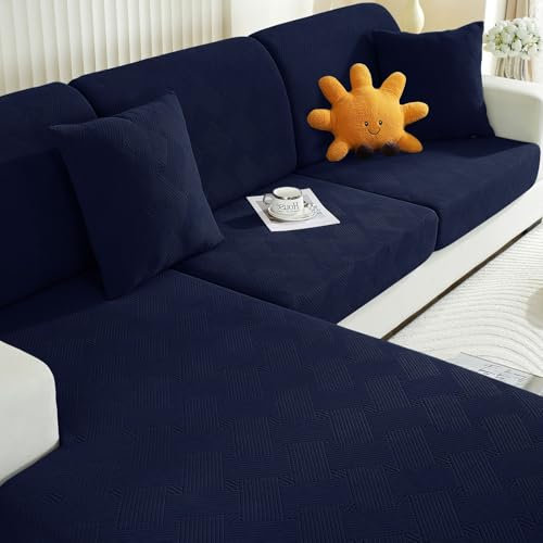 Ystyle Sofa Sitzkissenbezug Stretch, Sofa Sitzbezug, Elastischer Kissenbezüge, Sofa Sitzkissen Sofa Überzug Couch Überzug Schonbezug Sofabezug Sofaschoner (Blau, Großer 1 Sitzer)