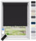 EFIXS Sonnenschutz Rollo, transparent, Breiten: 40-240, Höhe bis 275 cm, Hier 110 x 190 cm (BxH), schwarz, Blendschutz, Kettenzug, Springrollo, Motor