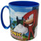 Theonoi wieder verwendbar - Kunststoffbecher Tasse 350 ml Avengers Becher aus Kunststoff BPA frei Mikrowelle geeignet Geschenk Jungen (Sonic Mehrweg)