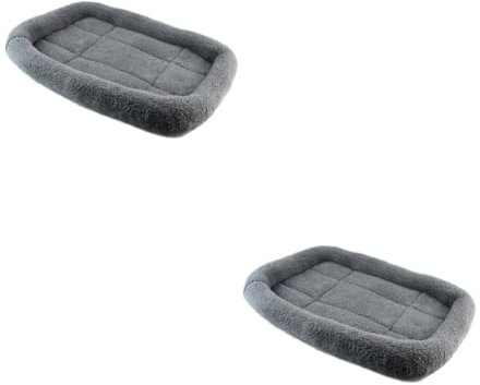BESPORTBLE 2 Stücke Herbst Haustier Plüsch Bett Für Katzen Hunde S Größe Grau Material Unten