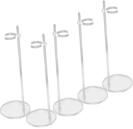 GARVALON 5stücke Verstellbarer Puppenständer Puppendisplayhalter Puppenstützhalterung Für Actionfiguren Modellstützhalterung Stabil Und Sicher