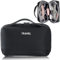 PIGIAOKA Electronic Organizer Accessory Bag Cable Organiser Waterproof Travel Gadget Bags Tech Pouch for Charger, Cables, Hard Drive, Power Bank, Memory Card (Black)