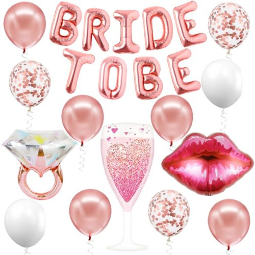 Bride To Be Deko,32 inch Bride To Be Luftballons,JGA Deko Frauen,JGA Luftballons,Junggesellinnenabschied Deko,Bride To Be Ballon,Bachelorette Party Accessories