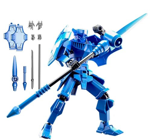 -Actionfiguren,Mehrgelenk-Actionfiguren | Mehrgelenkiger beweglicher Roboter - 13 cm große, einzigartige, bewegliche Roboter-Actionfigur mit Mehreren Gelenken für die Schreibtischdekoration