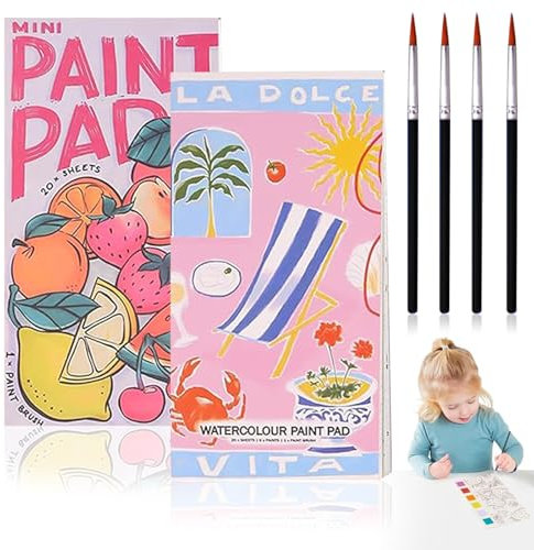 HTTDSLF Peinture avec Livre D'eau, Papier de Peinture Aquarelle, Coloriage Enfant, Cahier de Coloriage Enfant