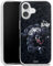 Silikon Hülle kompatibel mit Apple iPhone 16 Case transparent Handyhülle Marvel Venom Spider-Man