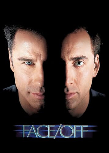 Love By Canvas Face/Off (1997) Action-Thriller-Film-Poster, klassische Filmwandkunst (A4)