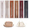 FREEBLOSS 6 Farbe PU Leder Reißverschluss Zum Nähen von Handtaschen Leder Näh Reißverschlussrahmen Häkel Reißverschluss Mit Löchern Für Häkeltaschen Für DIY Näh Und Bastelprojekte 10.6 x 2.2''