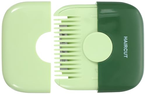 JOINPAYA Tragbarer Spliss Trimmer für Frauen Manueller Pony Haartrimmer aus Kunststoff und Edelstahl Kompakt für Reisen