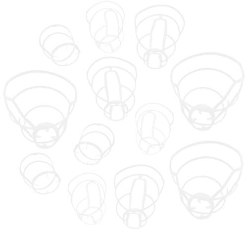 Filet pour Bouteille de Solution Saline 20 Pièces Plastique Blanc | 4 Tailles pour 50ml, 100ml, 250ml et 500ml, Réutilisables, Usage et Hospitalier