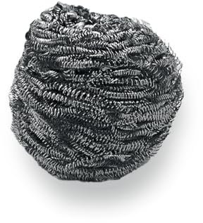 Forge Adour - Boule inox pour nettoyage plaque de plancha - FOGBOBOULEINOX, Argenté.