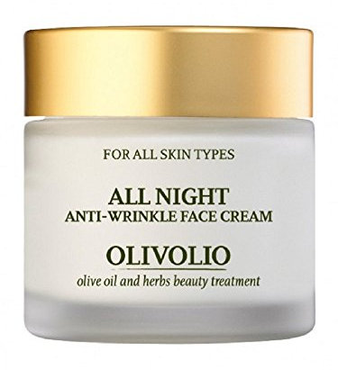 OLIVOLIO 82% natürliche Anti Aging / Antifalten Gesichtscreme mit 100% Bio Olivenöl, Hyaluronsäure und Q10 - ohne Mineralöl und Parabene !