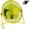 Deuba Ventilateur de Bureau/Table USB Mini métal inclinable à 360° Ø 13,5 cm Interrupteur Marche/Arrêt Grille de Protection électrique Jaune et Vert