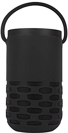 RLTech Bose Portable Home Speaker Case, Black Silicone Protective Cover with Hand Strap, Cartoon Design for Indoor & Outdoor Audio Entertainment