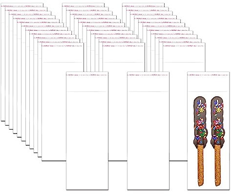 Clear Self Adhesive Cello Bags 100pcs 3x8 Self Sealing OPP Plastic 50µm Long Cellophane for Bakery Cookies Candies Jewelry Crafts Candles Party Decorative (5 Sizes for Choosing)