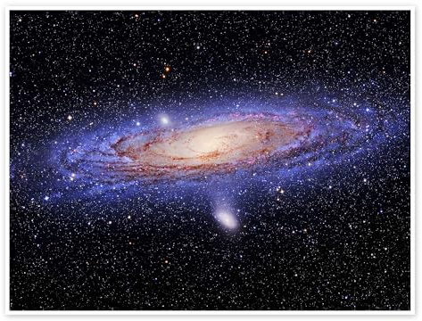 Andromeda-Galaxie Poster 80 x 60 cm Wandbilder Wanddeko