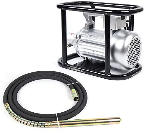 Elektrische Betonverdichter Betonrüttler Flaschenvibrator Innenvibrator 1500W 6m Ø50mm Rüttelflasche Rüttler Flaschenrüttler