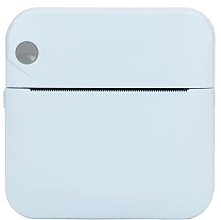 Zerodis Mini-Taschendrucker, Kabelloser Thermodrucker, Mini-Drucker, Student, Blaues Etikettiergerät, Tragbarer Mini-Taschen-Thermodrucker für Falsche Fragen, Notizen, Fotos