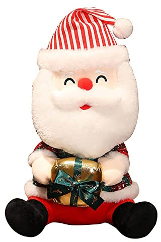 Weihnachtsmann Puppe, 38CM Weihnachten Weihnachtsmann Plüschtier Kuscheltier Stofftier Weihnachten Ornament Dekoration Weihnachten Deko Figur Tischdeko Geschenk Party Zubehör für Mädchen Jungen,#1