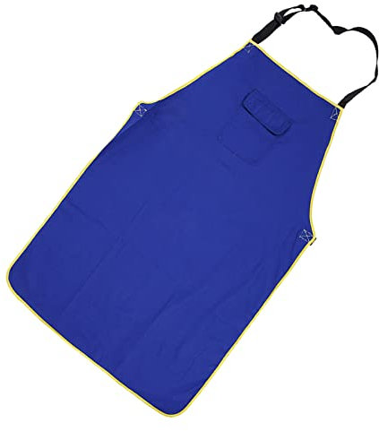 FILFEEL Flame Retardant Welding Apron - Fire Resistant Safety Welder Work Apron with Pocket Design for Reliable