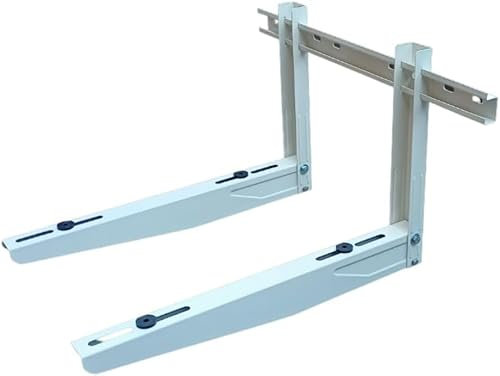 Console universale da parete per condizionatore d'aria e riscaldamento, montaggio a parete per aria condizionata e pompa di calore fino a 150 kg (400/665/620 mm)