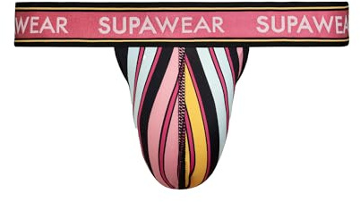 Supawear - Herren Thongs Unterwäsche - Sprint Thong Stripes - 1x Größe M