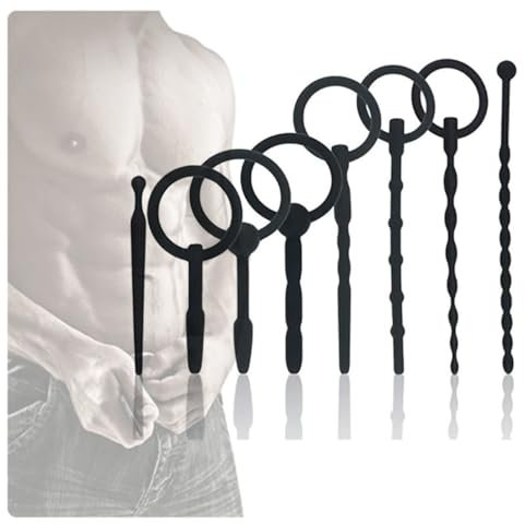 8 pezzi bastoncini per catetere in silicone per uomo con diverse dimensioni