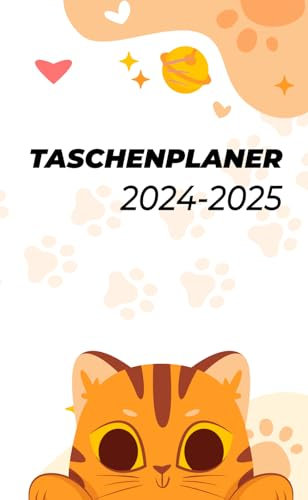Taschenkalender 2024-2025: 12 Monate Taschenkalender, 2 Jahre Monatsplaner, Kleiner Planer für die Handtasche,.