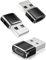 USB C to USB Adaptor 3Pack, USB to USB C Adapter, Type C Female to A Male Charger Cable Converter Compatible with Mbook, Notebook, Tablet, Smartphone, Airpods,Galaxy S23 S24 A34, iPad 10 Air 4 5