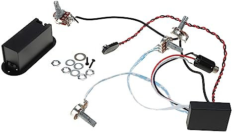 2 Band Active Bass Guitar Preamp Circuit Pickup Black Preamp Circuit Board