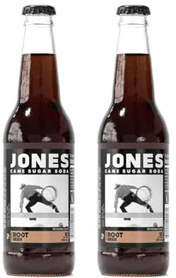 2x JONES Soda Root Beer - 355ml American Soda